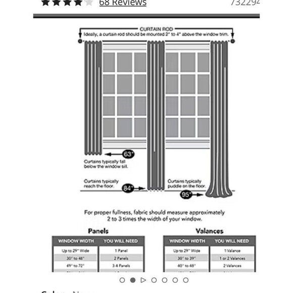 Sun Zero Easton Energy Saving lackout Rod Pocket Curtain Panel 40" x 95" Navy - Picture 4 of 5